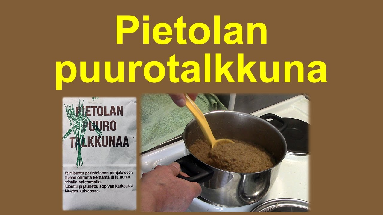 Makutestissä Pietolan puurotalkkuna