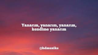 Ateşe düştüm - Mert Demir (speed-up) (sözleri)