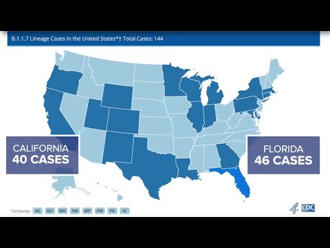 Florida Leads Nation In Covid 19 Variant Cases