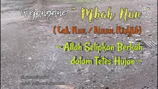 Cak Nun - Allah Selipkan Berkah dalam Tetes Hujan | statuswa | storywa |