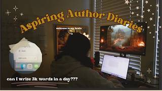 Aspiring author diaries ✍️ Challenging myself to write 3k words in a day