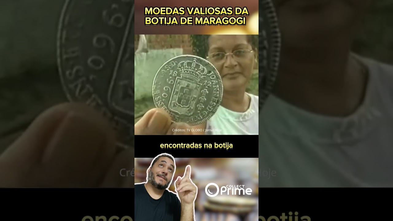"BOTIJA DE MARAGOGI" Moedas valiosas encontradas no Brasil!