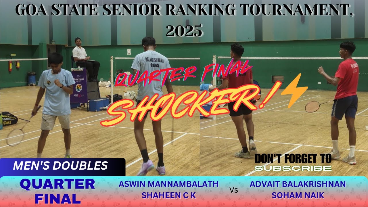 🔥UNSTOPPABLE DUO! 💪 Epic Quarter-Final Comeback Win! | ASWIN & SHAHEEN vs  ADVAIT & Soham | MD QF