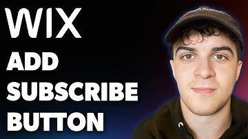 How to Add Subscribe Button on Wix Website (Full 2025 Guide)