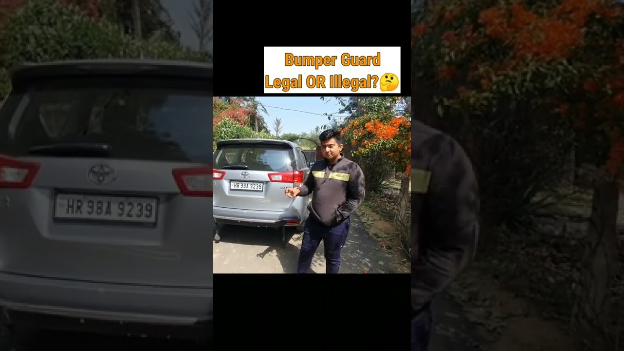 Bumper Protection Guard. Legal Or Illegal ?? 🤔 || Crazy Auto 360