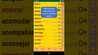 Welcome to VerbES - Spanish verb conjugation and grammar learning screenshot 1