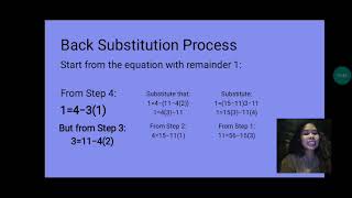 THE EXTENDED EUCLIDEAN ALGORITHM (EEA)