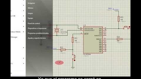 Programa en ensamblador para encender led con PIC 16F84A y simulación