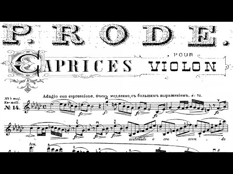 Rode - Violín caprice no. 14 | Piano Accompanist