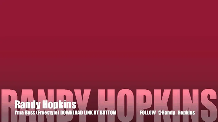 I'ma Boss (Remix) - Randy Hopkins