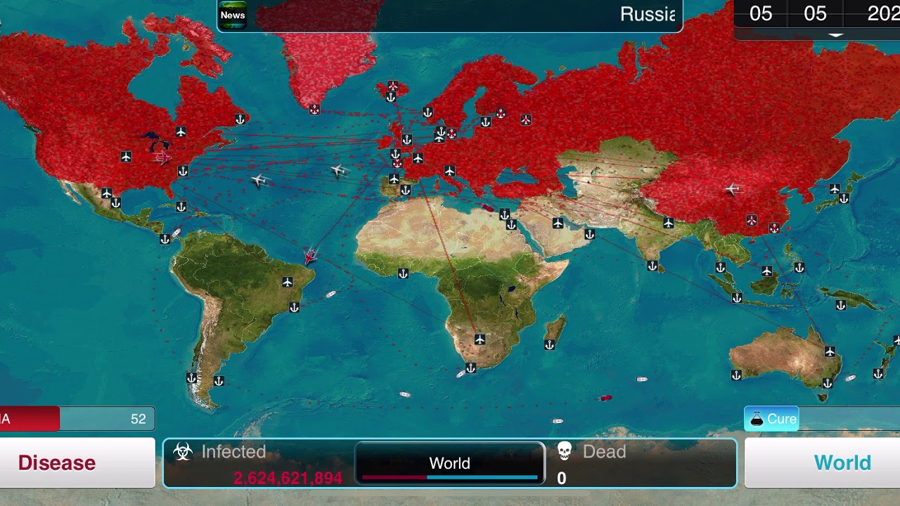 Plague Inc. Mirror Earth Bacteria Mega Brutal - YouTube