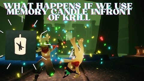 WHAT HAPPENS IF WE USE SHARED MEMORY CANDLE INFRONT OF KRILL👀👀 | sky cotl | moffsisters