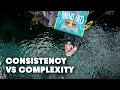 What&#39;s More Important in Cliff Diving: Consistency or Complexity?