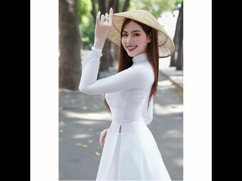 Áo dài Việt Nam - Người Mẫu Áo Dài Sinh Viên Gợi Cảm #fashion #beautiful #dress