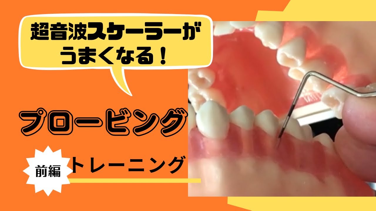 【超音波スケーラーが上達する！】プロービングトレーニング(前編)