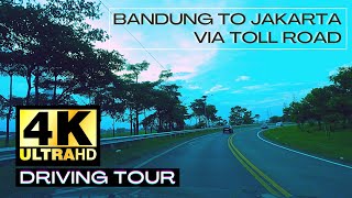 4K DRIVING TOUR ~ BANDUNG TO JAKARTA VIA TOLL ROAD | CIPULARANG / PADALEUNYI / PURBALEUNYI by LUCKY NUMBER  580 views 2 years ago 36 minutes