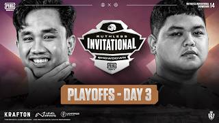 [ID] PUBG MOBILE RUTHLESS INVITATIONAL SHOWDOWN S14 PLAYOFFS DAY 3 FT. #BTR #AE #RRQ #BOOM