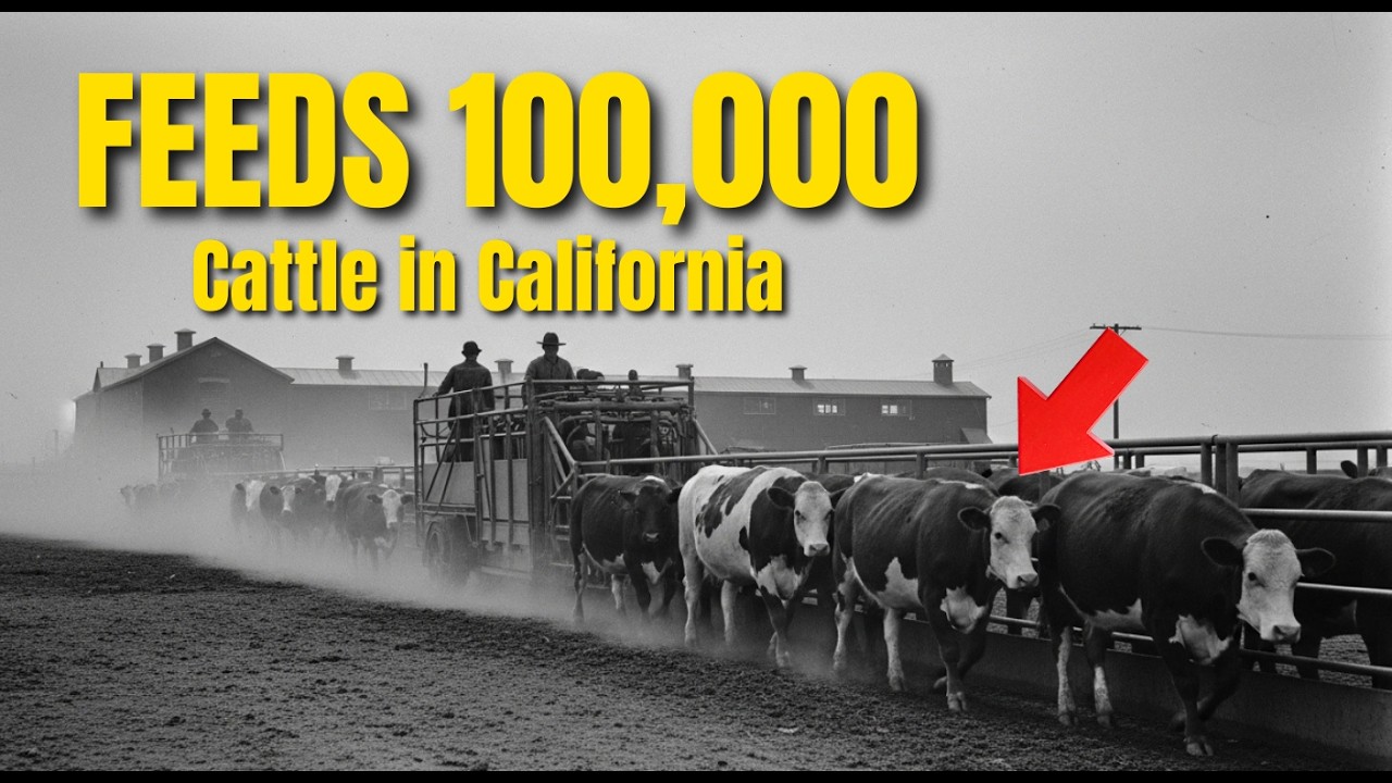 The 100,000 Head Cattle Feedlot Operating in California's Central Valley