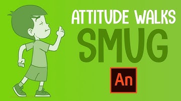 Learn 2D Animation with Adobe Animate - Attitude Walks | Smug Walk | Key Frame Animation