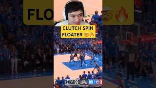 WEMBY HIT THE CRAZIEST SPIN FLOATER IN THE CLUTCH 😭🔥 #wemby #wembanyama #nbashorts #sanantoniospurs