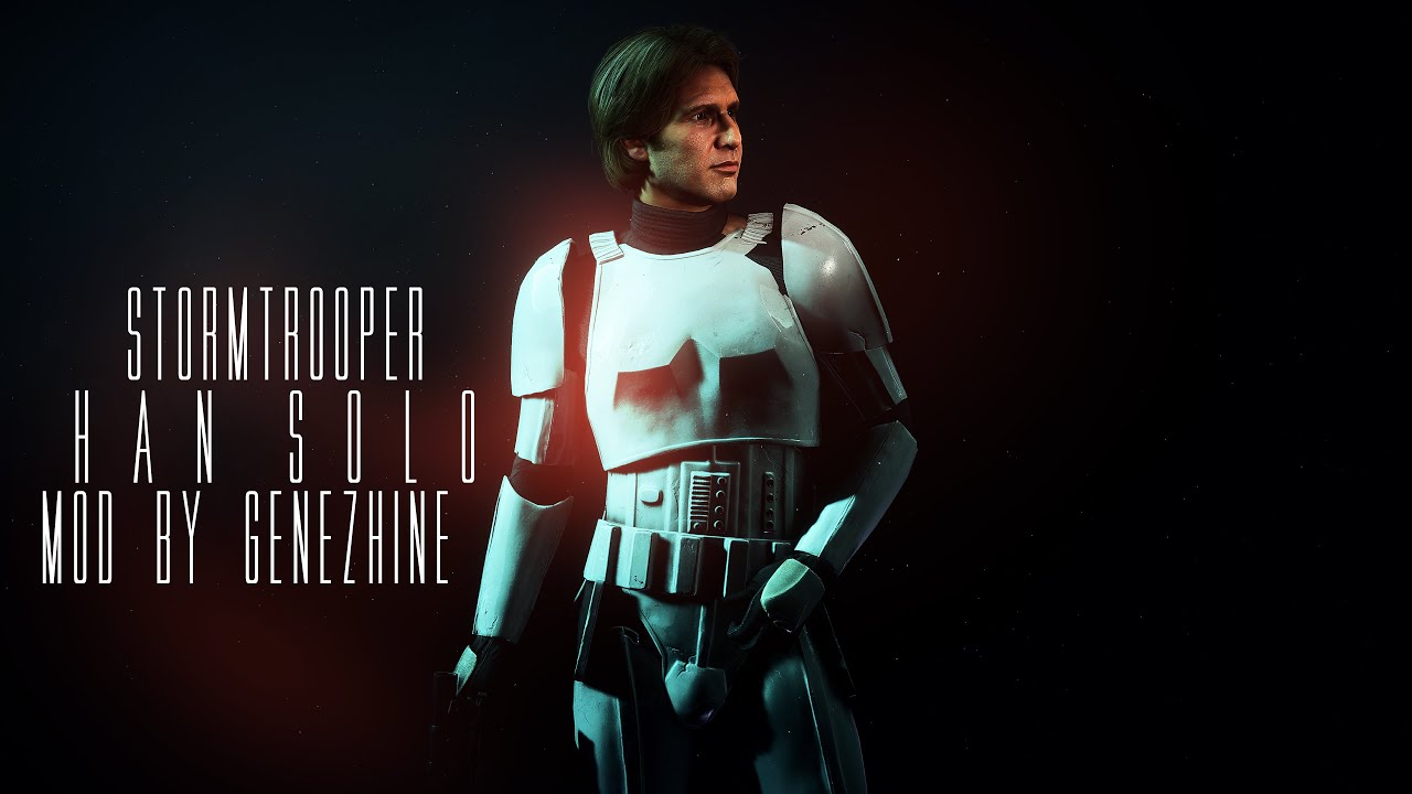 Stormtrooper Han Solo Mod - Star Wars Battlefront 2