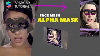 How to add an Alpha Mask to your Face Mesh in SPARK AR