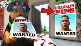 GTA 5 : Chop Try To Find Lost Franklin In GTA 5 ! Franklin Missing In GTA 5