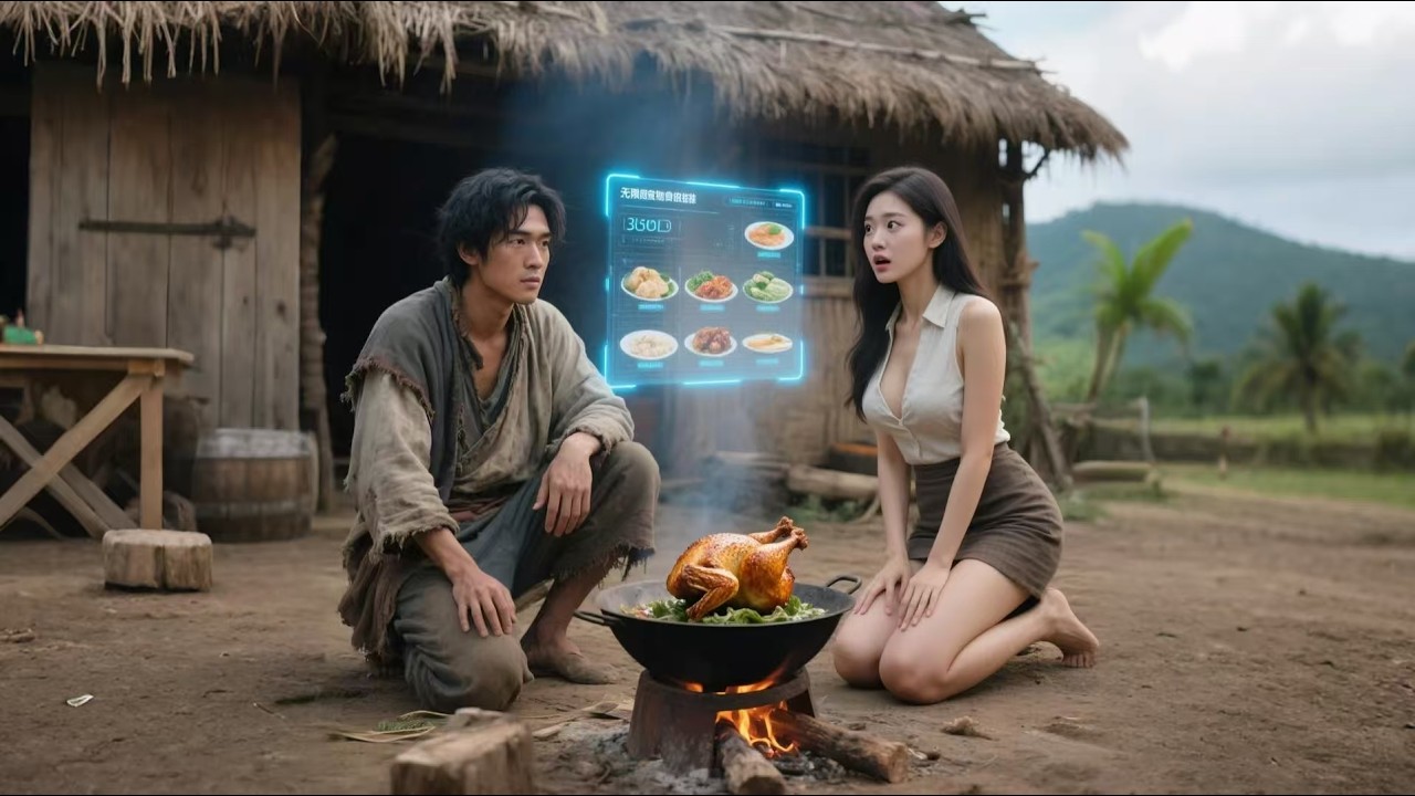窮小夥為討寡婦歡心竟賣掉親妹妹，怎料覺醒無限食物系統在災荒年間天天吃大肉，無數美女以身相許搶著服侍窮小夥只為吃一口肉#灾荒年我天天吃肉