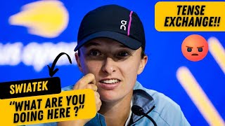 Tense Exchange! Iga Swiatek vs Journalist Post-Match Interview / US OPEN 2025