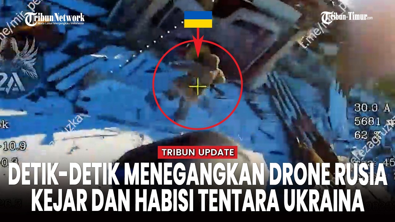Memburu Mangsa dengan Tenang, Inilah Aksi Drone Peledak Rusia