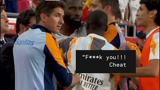 Antonio Rudiger Fight with Ricardo De Burgos | and get Red Card vs Barcelona Real Madrid |