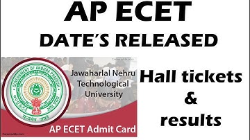 AP ECET NOTIFICATION || HALL TICKETS DATE AND RESULT DATE RELEASED