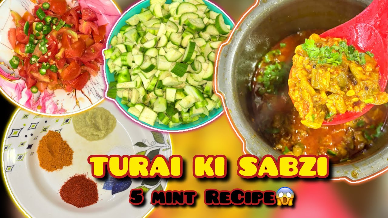 TURAI KI SABZI RECIPE😍🤤 | FATIMA SHAHVEZ 