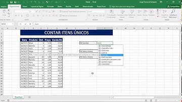 Excel - Contar Valores Únicos (Sem Repetição) em uma Lista