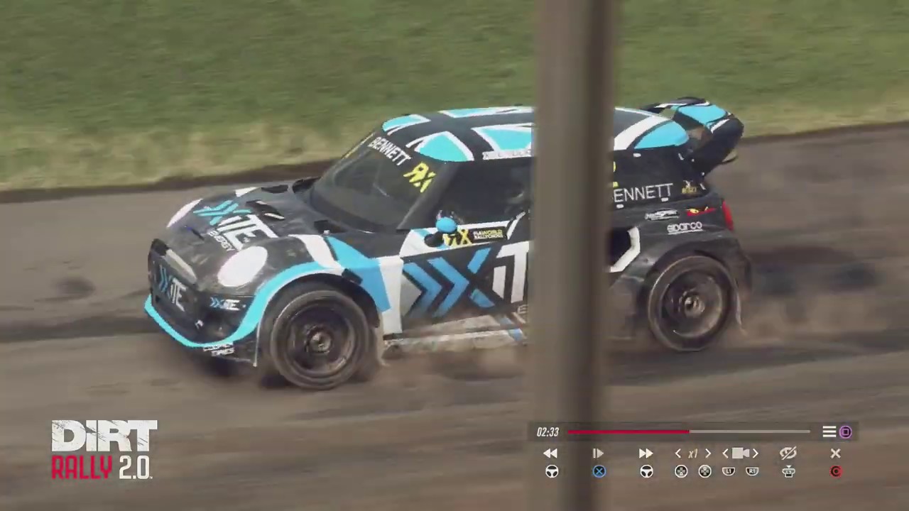 DiRT Rally 2.0 YAS MARINA MINI RX 2ND PLACE OVERALL G29 PS4