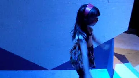 This little girl's got the moves!