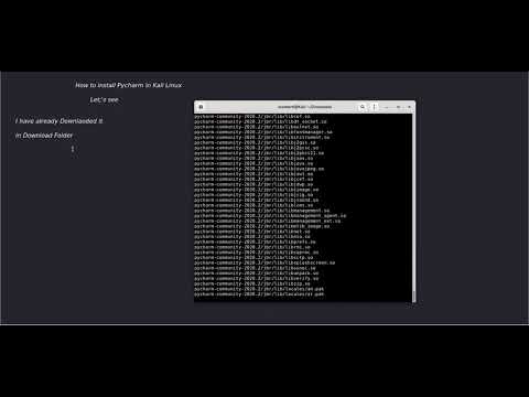Install Pycharm IN Kali Linux