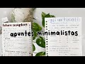 Cómo hago mis apuntes minimalistas ☁️ apuntes rápidos y bonitos (con color)