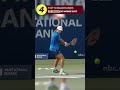 Rank 4: De Minaur's Dynamic Backhand - Explosive Energy on Display! 💥🔥