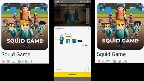 new squid game clothes and red light green light game in blockman go!