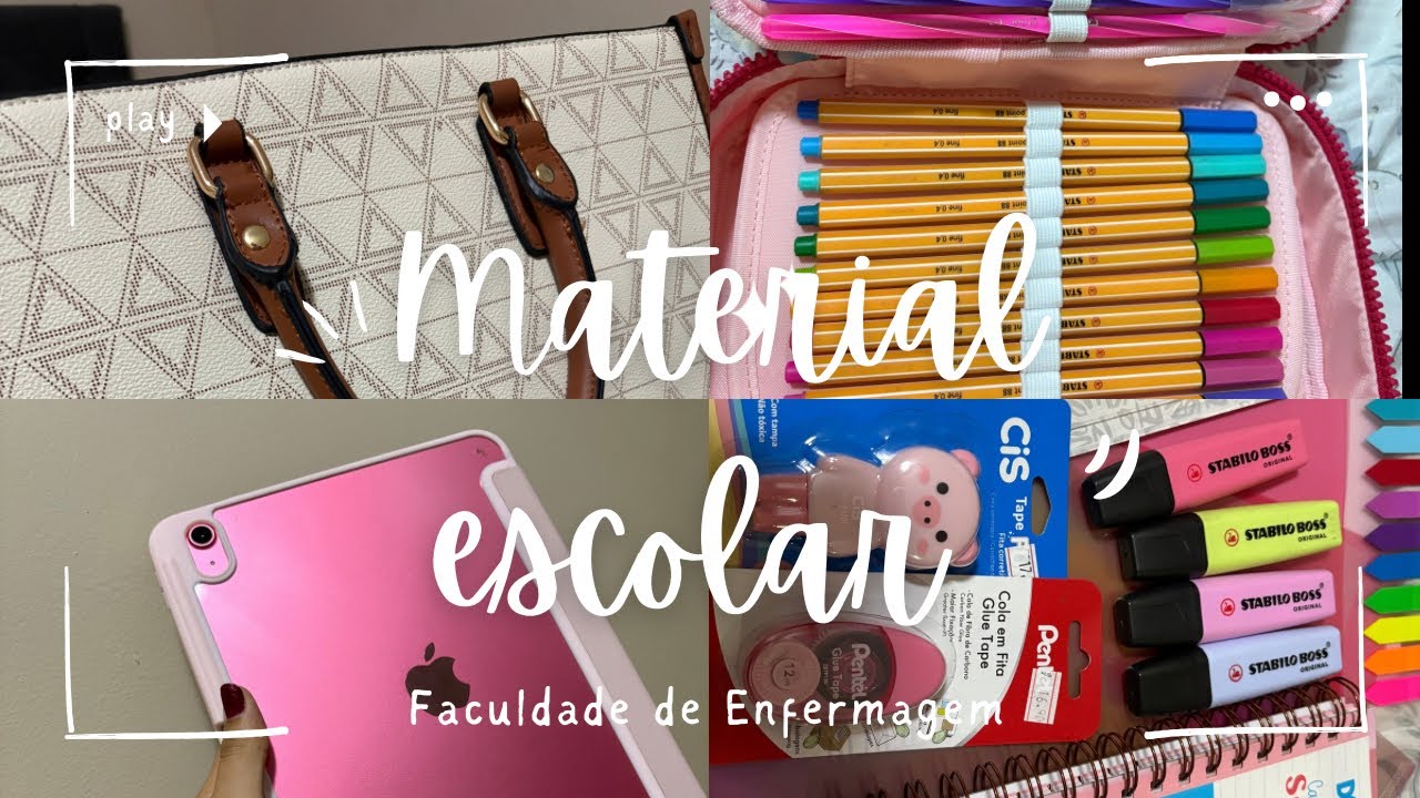 MEU MATERIAL ESCOLAR 2025- Faculdade de Enfermagem- 5° SEM