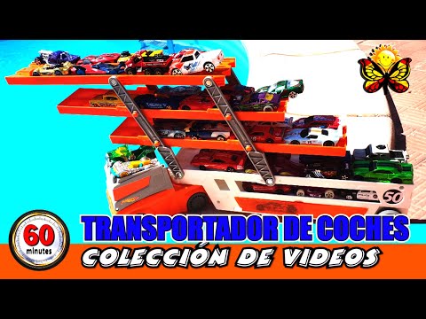 Camiones portacoches - Colección: ¡Aprendamos y juguemos! 60 minutos de diversión con autos