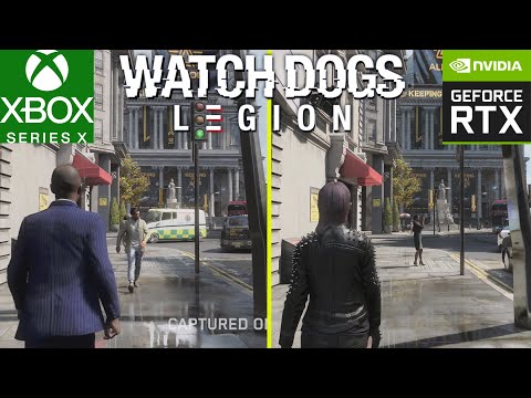 Watch Dogs Legion Xbox Series X vs RTX 3080 Ray Tracing 4K Early Graphics Comparison