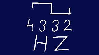 4332 hz square