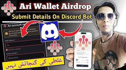 Ari Wallet Discord Bot Submit Details | Ari Wallet New Update Today | Ari Airdrop