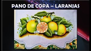 PANO DE COPA - LARANJAS