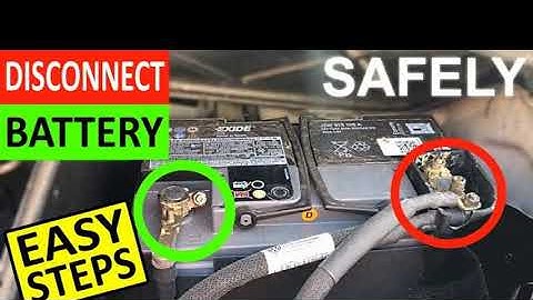 How to distinguish between positive and negative terminals on a car battery