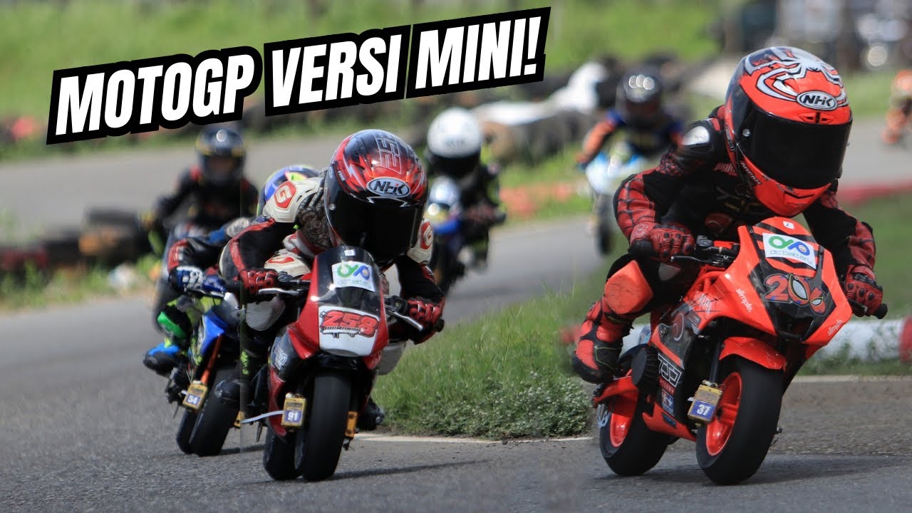 Balap Mini GP Pocket Bike di Ajang Road Race Tolak Miskin Championship 2025 di Boyolali