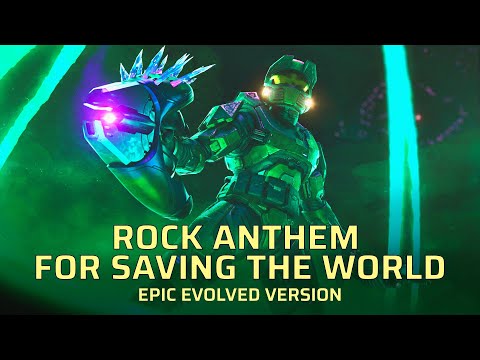 Halo - Rock Anthem For Saving The World but your pants will EVOLVE SUPER HARD after listening to it.