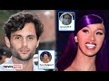 Cardi B & Penn Badgley FANGIRL Over Each Other: "He Knows Me!"